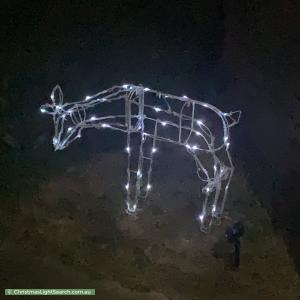 Christmas Light display at 5 Box Close, Wheelers Hill