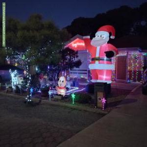 Christmas Light display at 2 Balmoral Court, Paralowie