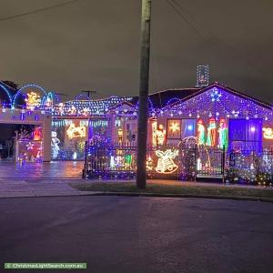 Christmas Light display at 4 Yalta Court, Clayton South
