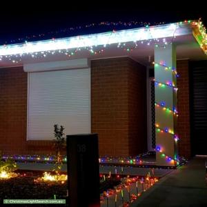 Christmas Light display at 31 Greenhood Crescent, Andrews Farm