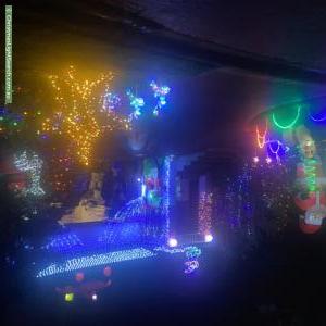 Christmas Light display at 19 The Whitewater, Mount Annan