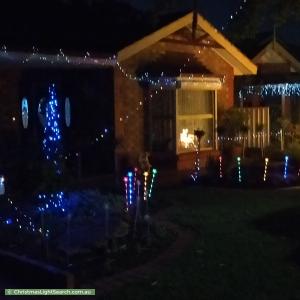 Christmas Light display at 10 Alexis Street, Hope Valley