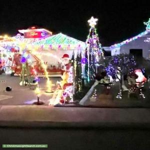 Christmas Light display at 24 Livonia Street, Brabham