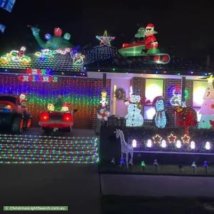 Christmas Light display at 31 Corallee Crescent, Marsden Park