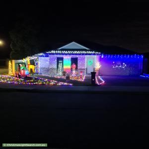 Christmas Light display at 1 Gibbney Way, Ellenbrook