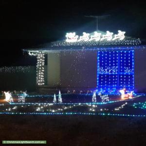 Christmas Light display at  Lock Crescent, Pooraka