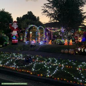 Christmas Light display at 50 Torresdale Drive, Boronia