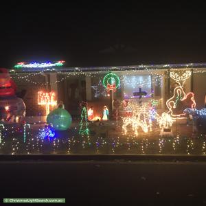 Christmas Light display at Walker Court, Enfield