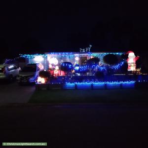 Christmas Light display at 29 Ashwick Circuit, Saint Clair