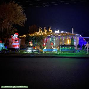 Christmas Light display at  Koonya Avenue, Seaford