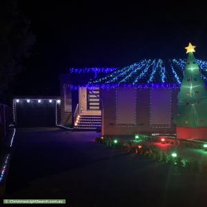 Christmas Light display at 5 Senior Court, Watsonia North