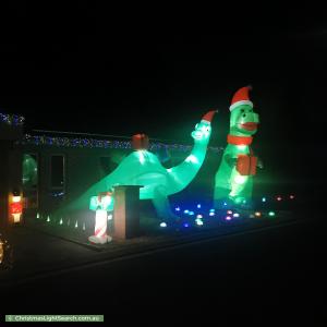 Christmas Light display at  Bon Street, Lobethal