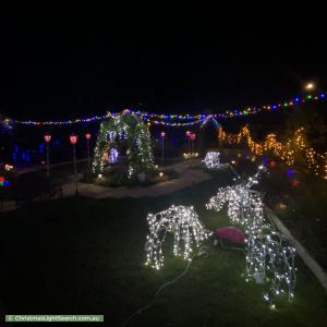 Christmas Light display at 19 Twamley Crescent, Chisholm