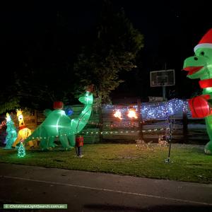 Christmas Light display at 163 Cambridge Road, Mooroolbark