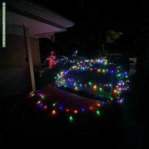 Christmas Light display at 1A Frasten Street, Torrensville