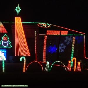 Christmas Light display at 47 Marriott Drive, Mount Martha