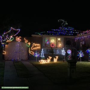 Christmas Light display at 13 Griffiths Court, Dandenong North