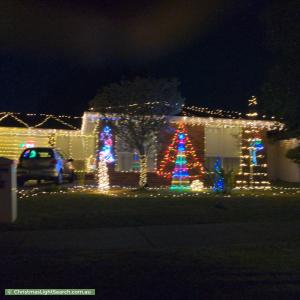 Christmas Light display at 5 Heathcote Court, Endeavour Hills