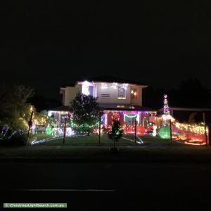 Christmas Light display at 15 Spruce Drive, Rowville