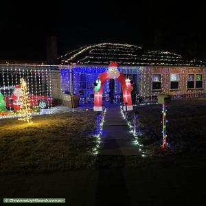 Christmas Light display at 16 Waldron Street, Elizabeth East