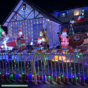 Christmas Light display at 107 Morris Road, Hoppers Crossing