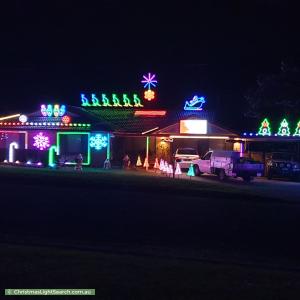 Christmas Light display at 7 Mokari Street, North Richmond