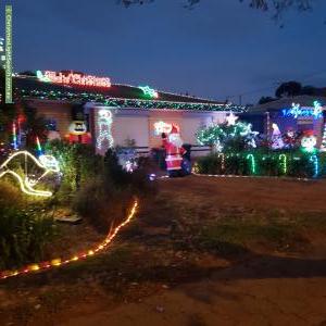 Christmas Light display at  McIntyre Road, Salisbury East