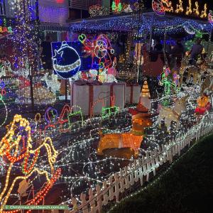 Christmas Light display at 122 Sparkes Road, Bray Park