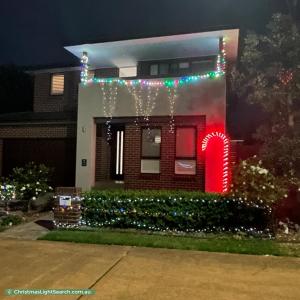 Christmas Light display at  Lusitano Street, Beaumont Hills