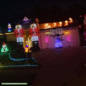 Christmas Light display at 28 Irving Court, Hamlyn Terrace