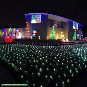 Christmas Light display at 160 Outlook Drive, Dandenong North