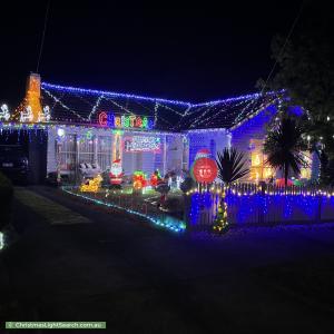 Christmas Light display at 5 Heather Grove, Ringwood