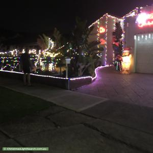 Christmas Light display at 30 Cardigan Crescent, Taylors Lakes