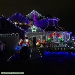 Christmas Light display at 10 Belvoir Gardens, Derrimut