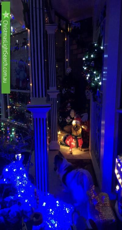 Christmas Light display at 52 Cappella Court, Glen Waverley