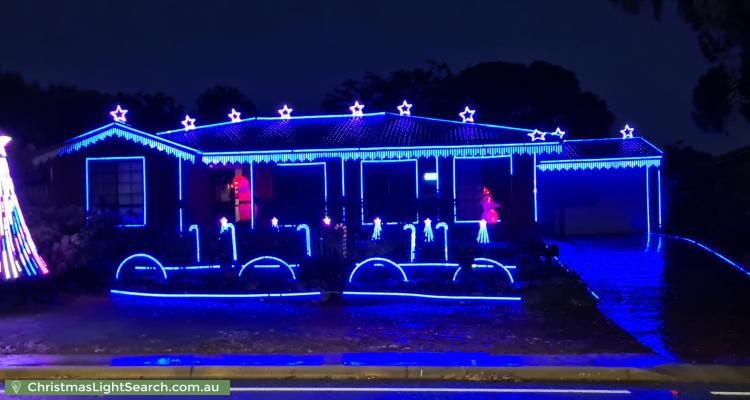Christmas Light display at 225 Newman-Morris Circuit, Oxley
