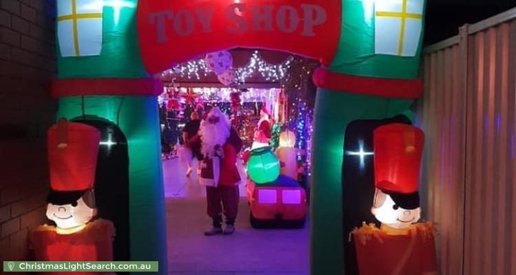 Christmas Light display at  Evell Street, Glenroy