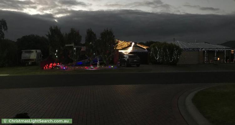 Christmas Light display at  Frances Drive, Mount Martha