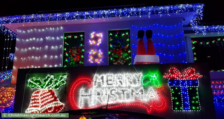 Christmas Light display at  Gimber Street, Melville