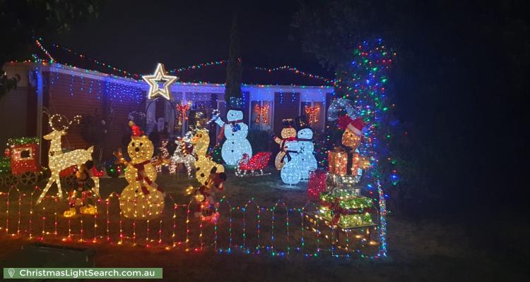 Christmas Light display at 25 Glenaire Crescent, Cranbourne West