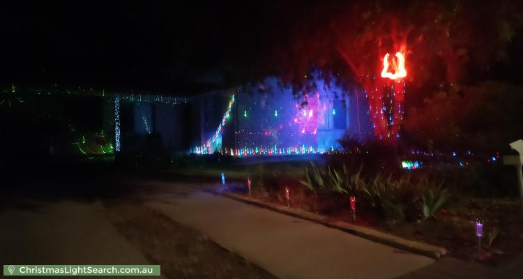 Christmas Light display at 24 Koongarra Crescent, Munno Para