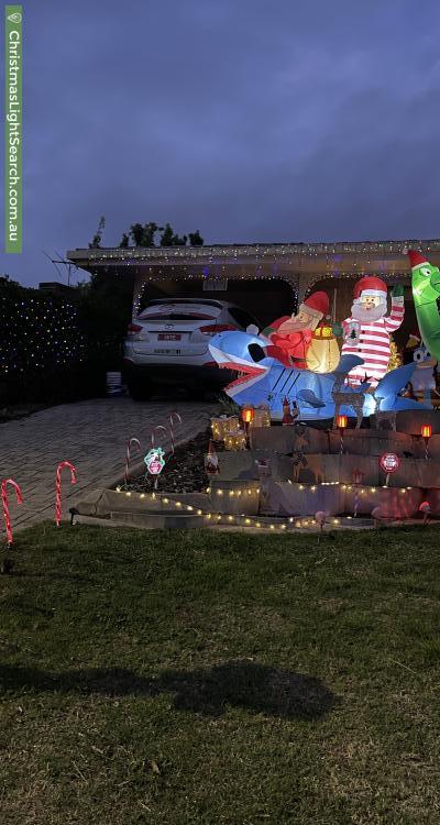 Christmas Light display at  Barramundi Drive, Hallett Cove