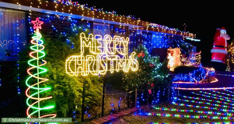 Christmas Light display at 8 Pontiac Avenue, Cloverdale