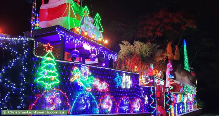 Christmas Light display at 27 Minimine Street, Stafford