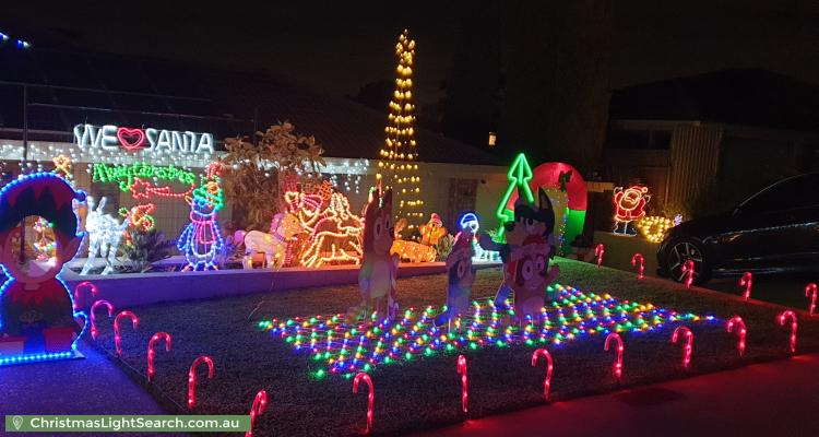 Christmas Light display at 4 Bechervaise Court, Greenwith