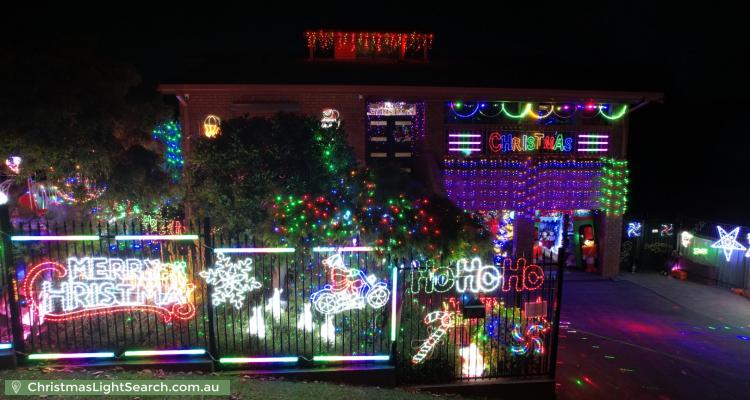 Christmas Light display at Karingal Road, Dernancourt