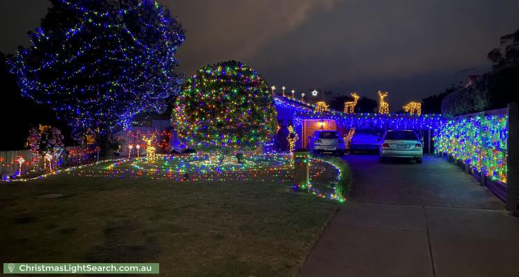 Christmas Light display at 8 Frances Drive, Mount Martha