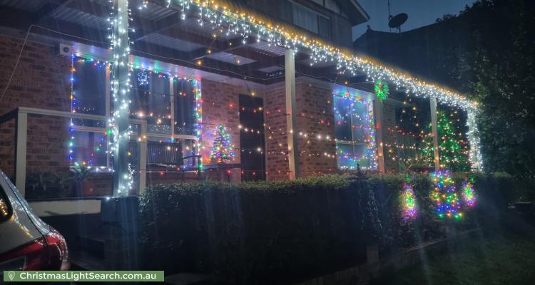 Christmas Light display at 113 Barnier Drive, Quakers Hill