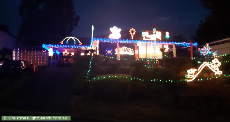 Christmas Light display at 7 Tandy Street, Aberfoyle Park