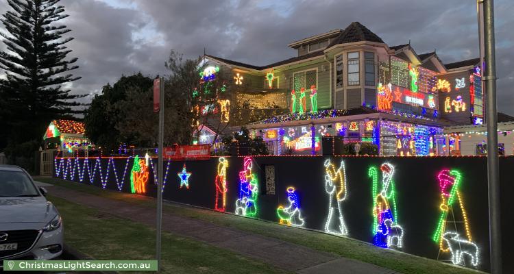 Christmas Light display at 28 Hixson Street, Bankstown